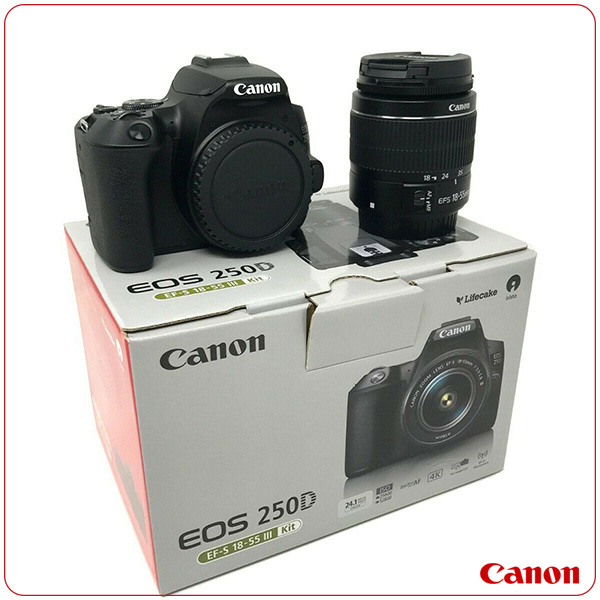 دوربین عکاسی کانن Canon 250D با لنز ۵۵-۱۸ III