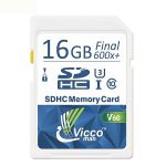 کارت حافظه SDHC ویکومن مدل Extra 600X کلاس ۱۰استاندارد UHS-I سرعت ۹۰MB/S U3 4Kظرفیت ۱۶ گیگابایت